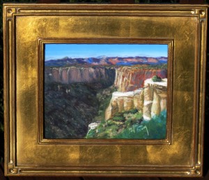 COLORADO #1 pastel 8" X 10", frame size 13 1/2" X 15 1/2"