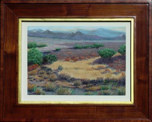 COLORADO #2 pastel 9 1/4" X 13 1/4", frame size 16 3/8" X 20 3/8", $500 